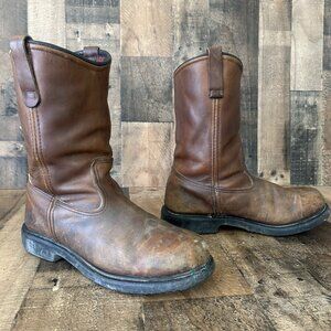 Red Wing Vintage Steel Toe Insulated Pull On Work Boots Mens 9.5 D